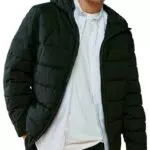 Springfield 956383 Abrigo, Negro, M para Hombre