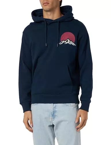 Springfield Sudadera, Azul Medio, M para Hombre