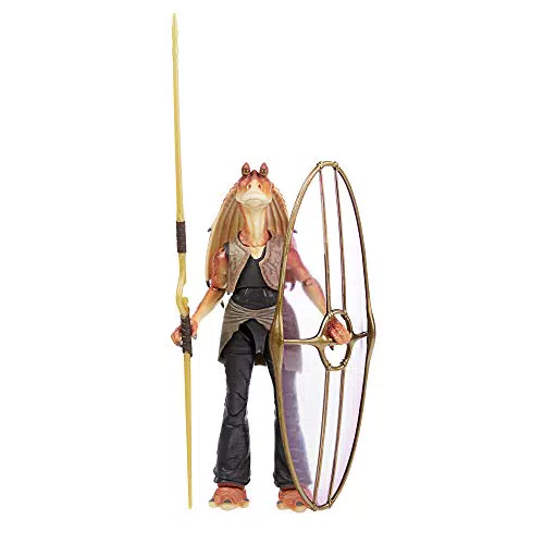 Star Wars Figura de acción de Lujo Coleccionable Amenaza Fantasma de 15 cm de Jar Jar Binks The Black Series