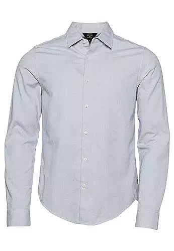 SUPERDRY Studios Micro Textured Shirt M4010674A Cobalt Micro Dot M Hombre