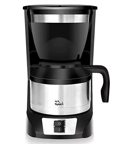 Sytech cafetera de Goteo, 8-10 Tazas, Jarra termica