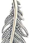 Thomas Sabo Colgante Charm Pluma Charm Club de Mujer con Plata de Ley 925
