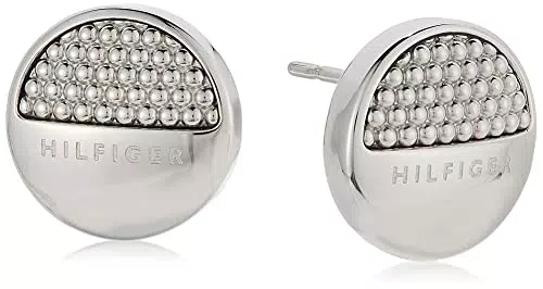 Tommy Hilfiger Jewelry Pendientes de botón para Mujer de Acero inoxidable - 2701087