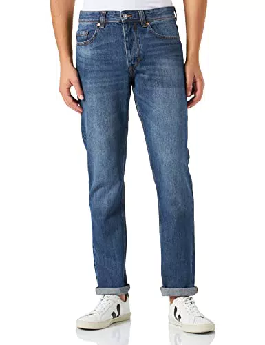 United Colors of Benetton Pantalones 4AW757B88, 911 Azul Vaquero