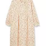 United Colors of Benetton Vestido 4thadv04p, Blanco con Estampado 77p