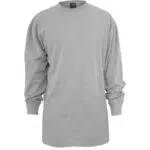 Urban Classics Tall Tee L/S, Camiseta, Hombre, Gris