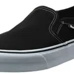 Vans Asher Platform Sneaker para Mujer, BLACK