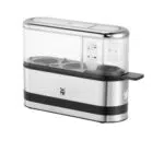 WMF Kitchenminis - Cocedor de 2 Huevos, 250 W, Acabados de Acero Inoxidable de Cromargan Mate