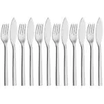 WMF Nuova Juego 6 Cubiertos para Pescado, Acero Inoxidable Pulido