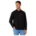 Wrangler 1 Camiseta, Negro, S para Hombre