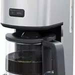 AEG CM4-1-4ST Cafetera de Goteo 12 Tazas, Jarra de Cristal con Indicador de Nivel