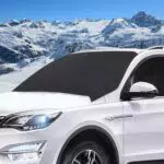 Aoreun Protector para Parabrisas, Cubierta del Parabrisas Coche Magnético Protege de Hielo