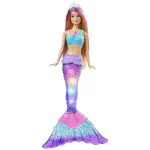 Barbie Dreamtopia Malibú Sirena Luces Mágicas de colores Muñeca rubia