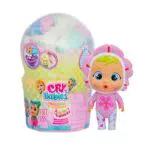 BEBÉS LLORONES LÁGRIMAS MÁGICAS Happy Flowers, Mini bebé llorón Sorpresa que llora Lágrimas de verdad y huele a Flor con 9 Accesorios - Muñeca para niñas y niños +3 Años