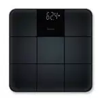 Beurer GS 235 Báscula de vidrio, báscula personal digital con pantalla mágica