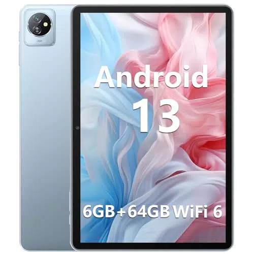 Blackview Tablet 10 Pulgadas Tab70 WiFi, Android 13 Tablet 6GB+64GB/2TB SD