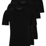 BOSS T-Shirt RN 3P Classic Camiseta, Black 1, S para Hombre