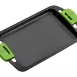 Bra A401740 - Plancha Asar, Aluminio, Negro, 41 cm con las asas