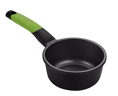 BRA PRIOR - Cazo, 16 cm, aluminio fundido con antiadherente Teflon Classic