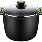 Bra Prior - Olla Alta con Tapa de Cristal y Asas de Silicona