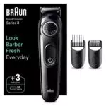 Braun Recortadora De Barba Series 3, Máquina Cortar Pelo