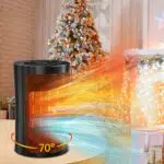 Calefactor Bajo Consumo, 1500W Calefactor Electrico con Termostato