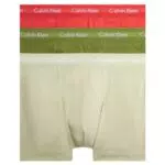 Calvin Klein Trunk 3pk Bóxer, Eucalyptus/Mca Orge/Olv Branch