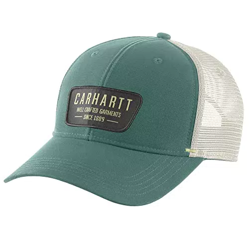 Carhartt Gorra de Parche Hecha a Mano de Malla de Lona Tapa