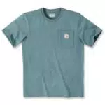 Carhartt K87 Camiseta de manga corta con bolsillo, ajuste ligeramente holgado