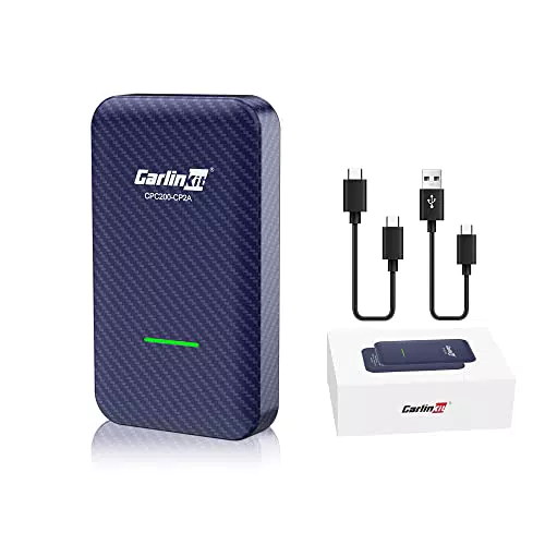 Carlinkit 4.0 Adaptador inalámbrico Apple CarPlay y Android Auto 2 en 1