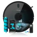 Cecotec Robot Aspirador y fregasuelos Conga 6090 Ultra. Láser