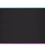 Corsair MM700 RGB Extended XL, Alfombrilla de Ratón de Tela para Juegos - 930mm x 400mm x 4mm - Iluminación RGB 360° - Concentrador de Dos Puertos USB - Goma Gruesa - Negro