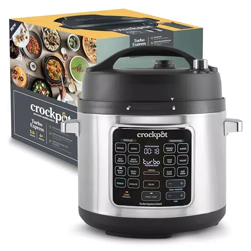 Crockpot Multicooker Turbo Express, Opciones de cocción 14 en 1