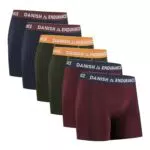 DANISH ENDURANCE 6 Pack Calzoncillos Hombre Bóxer de Algodón Elástico