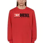 Diesel T-Just-LS-DIV Maglietta Camisa, 44Q, L para Hombre