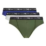 Dim Calzoncillo Slip Cotton Stretch Confort Hombre x3 Multicolor 5