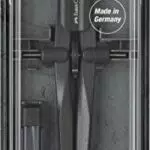 Faber-Castell 174530 - Compás Stream 2019, piedra negra. Para circunferencias de hasta 340 mm de Ø. Incluye piezas y minas de recambio