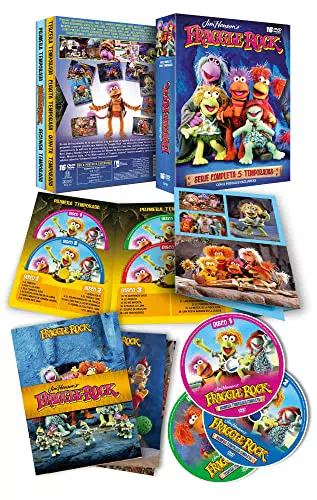 Fraggle Rock Digipack Serie Completa Temporadas 1 a 5 en 16 DVDs + 8 Postales