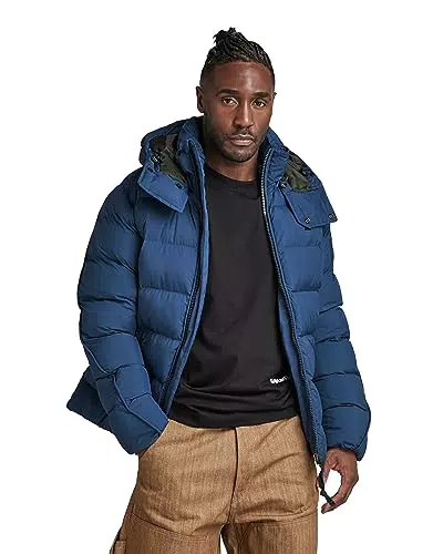G-STAR RAW Chaqueta G-whistler Padded Hooded, Chaqueta Hombre