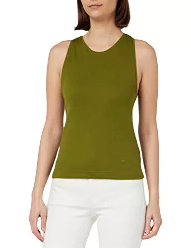 G-Star RAW Racer Slim Tanktop, Tops para Mujer, Verde