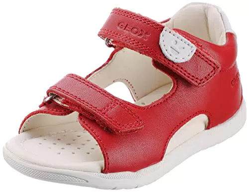 Geox B Sandal Macchia Boy, Sandalia Bebé-Niños, Rojo