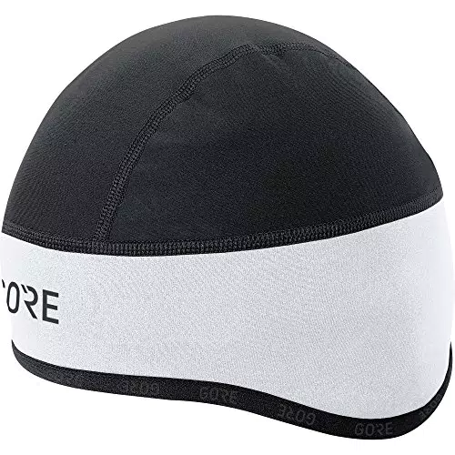 GOREWEAR Gorra Helmet C3 GORE WINDSTOPPER, White/Black