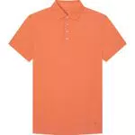 Hackett London Gmd Pocket JSY SS Camisa de Polo, Coral
