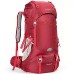 HOMIEE Mochila de Senderismo 50L Macutos de Senderismo Impermeable Multifuncional Unisex Mochilas de Marcha Adecuada para Senderismo