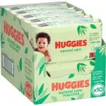 Huggies Toallitas Natural Care para Bebé, 99% Agua y con Aloe Vera