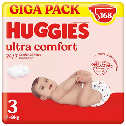 Huggies Ultra Comfort Pañal para bebé con Disney Talla 3