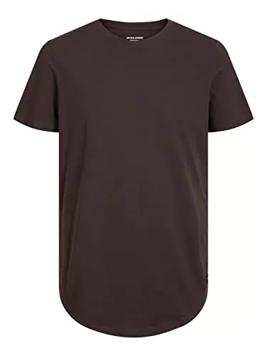 Jack & Jones Jjenoa tee SS Crew Neck Noos Camiseta, Marrón