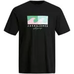 JACK & JONES Jortulum Logo tee SS Crew Neck Ln Camiseta