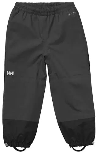 Kids Unisex Helly Hansen K Shelter Pant, Ébano, 2
