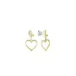 Lacoste Pendientes para Mujer Colección VOLTE de Acero inoxidable